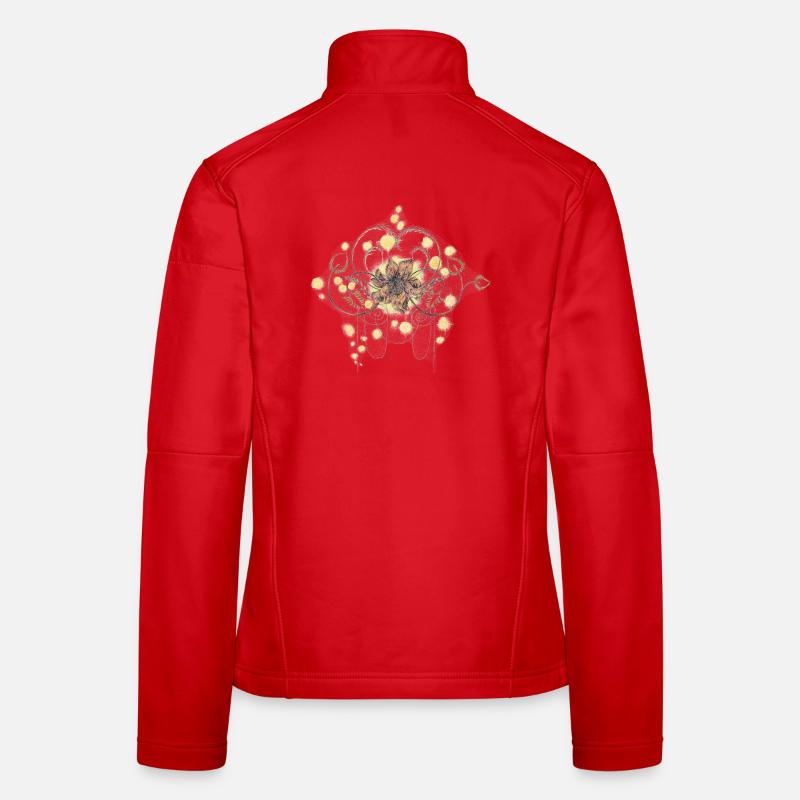 05. Light Soul - Women's Softshell Jacket - red