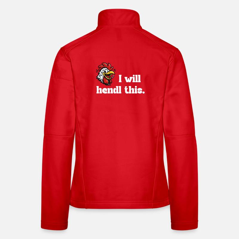 Wütendes Küken – I will end this. Frauen Softshelljacke