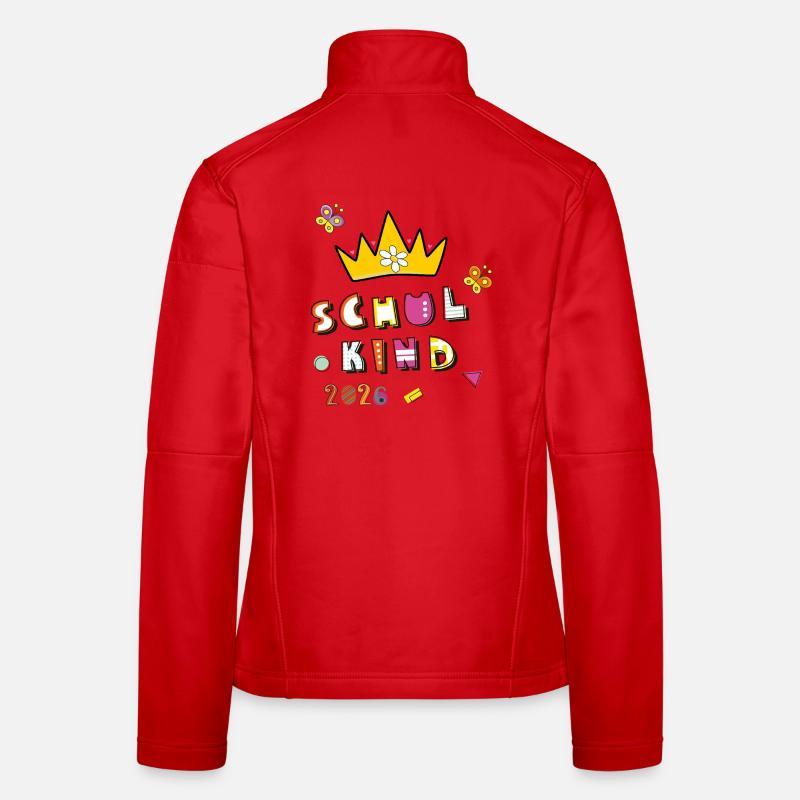 Écolier 2026 Veste en tissu softshell Femme