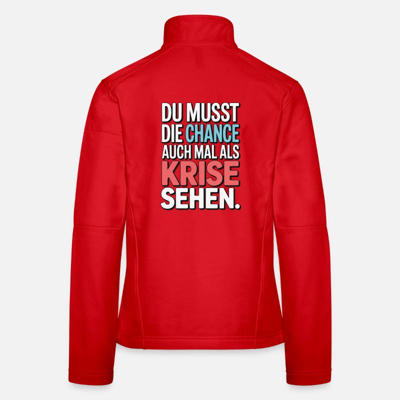 L’opportunité comme crise qui dit le design Veste en tissu softshell Femme
