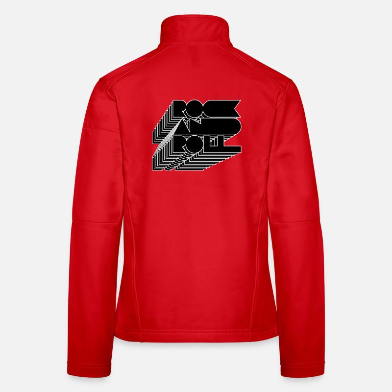 Lignes Rock Roll Veste en tissu softshell Femme