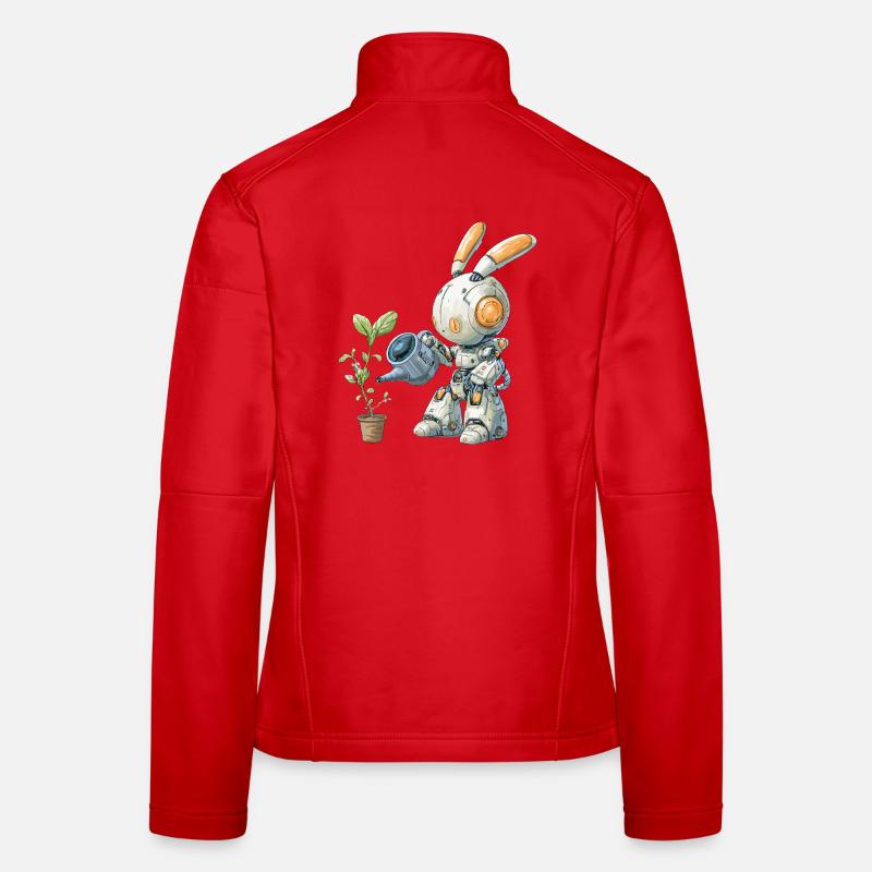 Usine d’arrosage pour lapins robots Veste en tissu softshell Femme