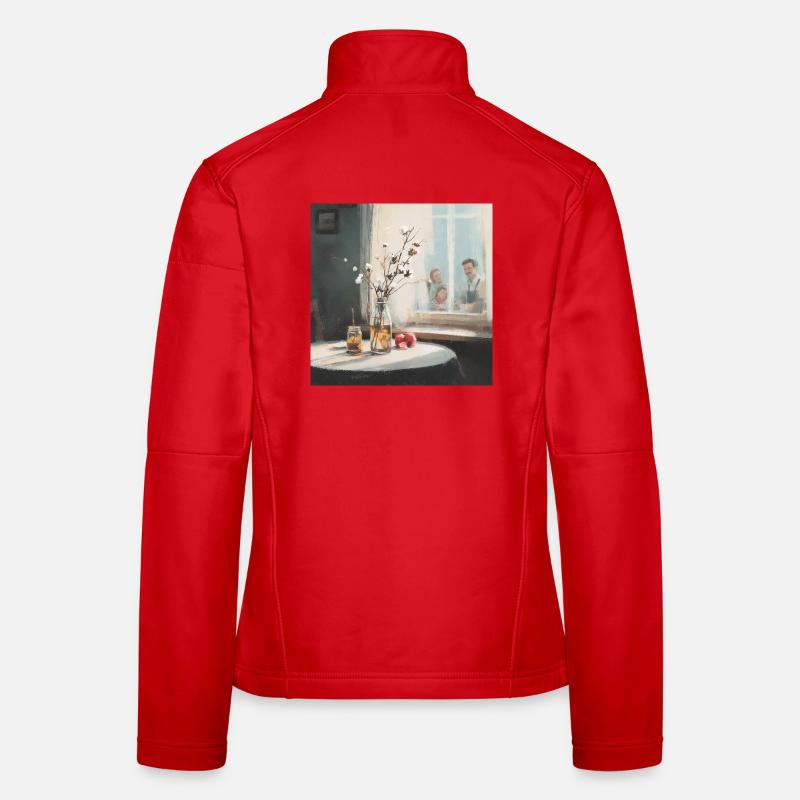 A window into warm memories - Women's Softshell Jacket - red