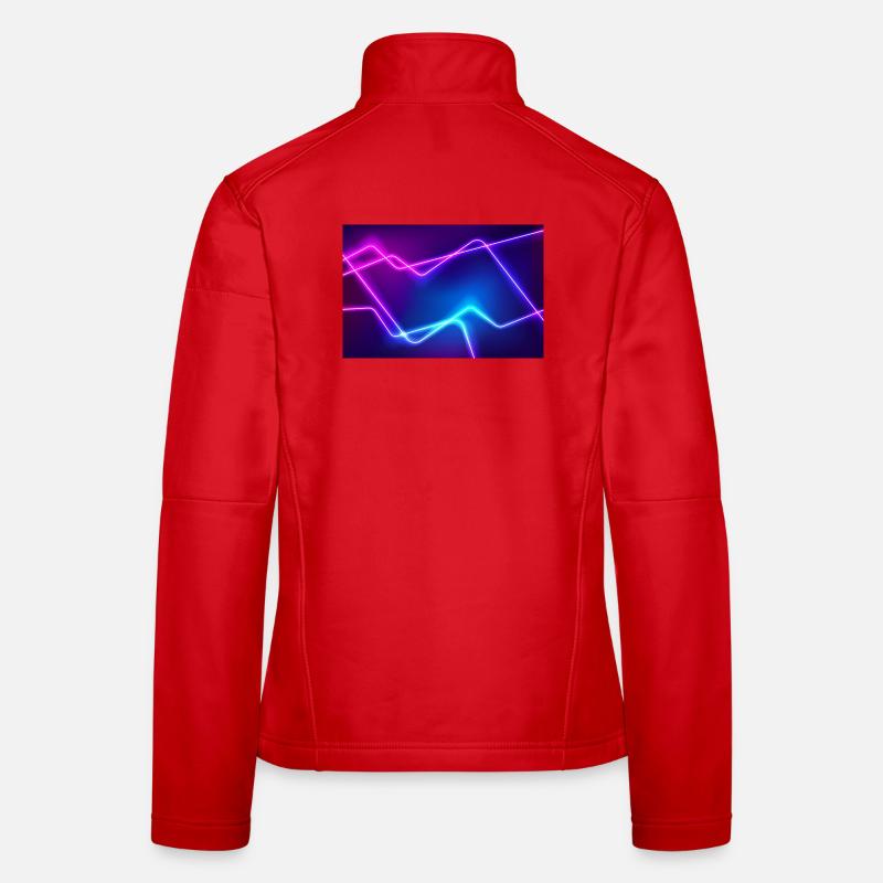 Neon Line Flow Women's Softshell Jacket