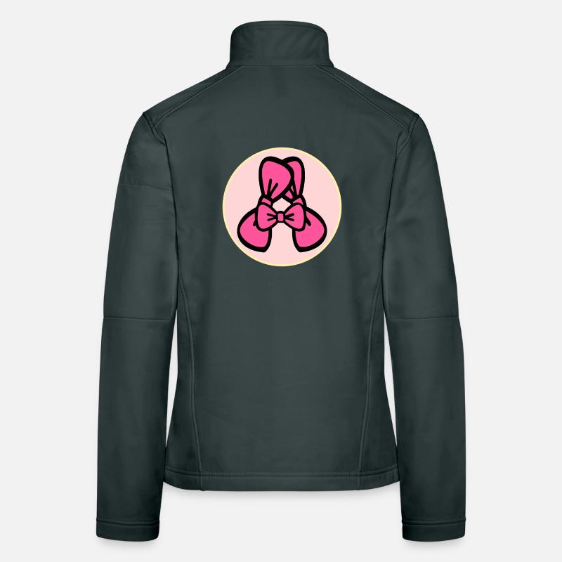 Arc de cheveux Lettre A Veste en tissu softshell Femme