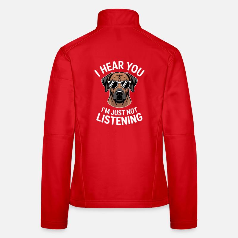 Rhodesian Ridgeback Sayings Funny Dog Gift Women's Softshell Jacket