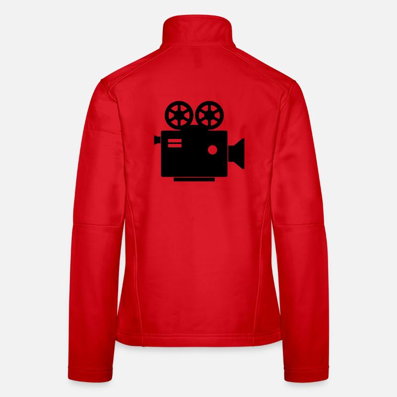 Caméra de cinéma Veste en tissu softshell Femme