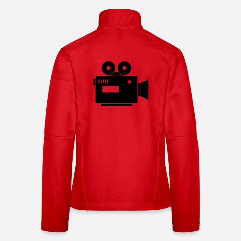 Caméra de cinéma Veste en tissu softshell Femme