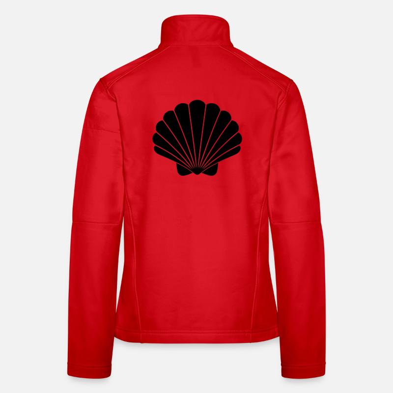 Shell Symbol Minimal Maritime Women's Softshell Jacket