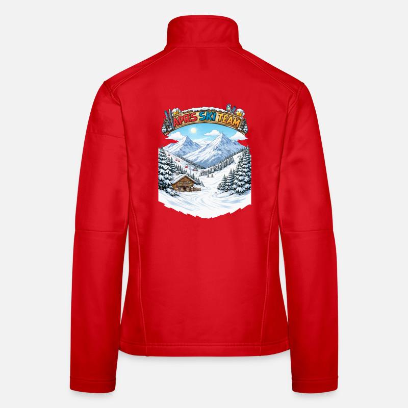 Après Ski Team Mountain Panorama Women's Softshell Jacket