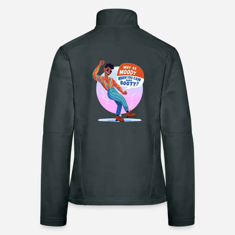Disco-Boogie: Warum trübe Stimmung? Frauen Softshelljacke