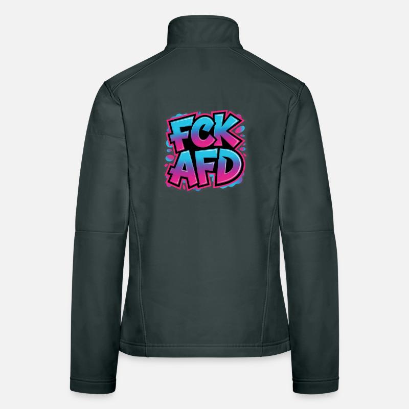 FCK AFD - Antifa Tee Women's Softshell Jacket