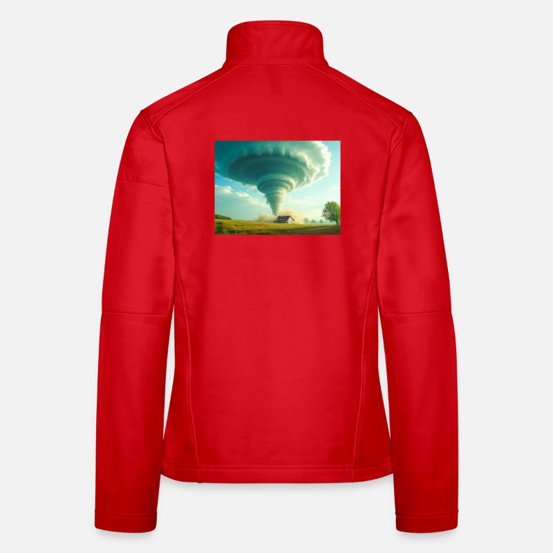 tornado The Storm That Changes Everything Women's Softshell Jacket