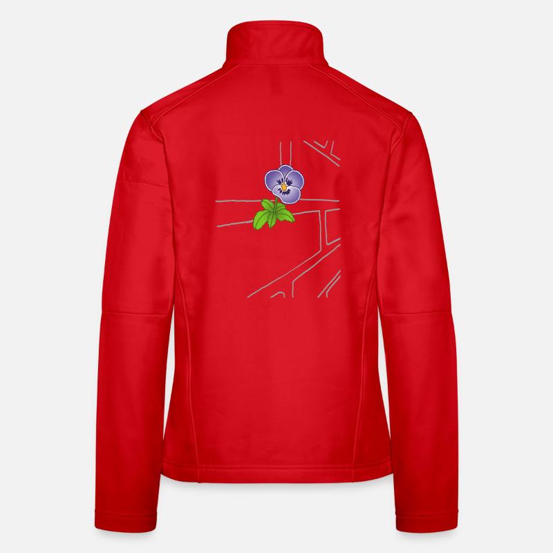 Le triomphe de la nature Veste en tissu softshell Femme