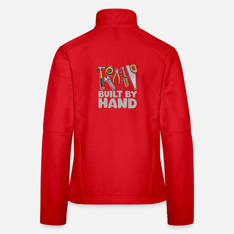 Built by Hand – Tool Illustration Women's Softshell Jacket