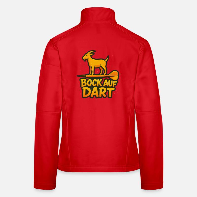 Bock auf Dart Frauen Softshelljacke