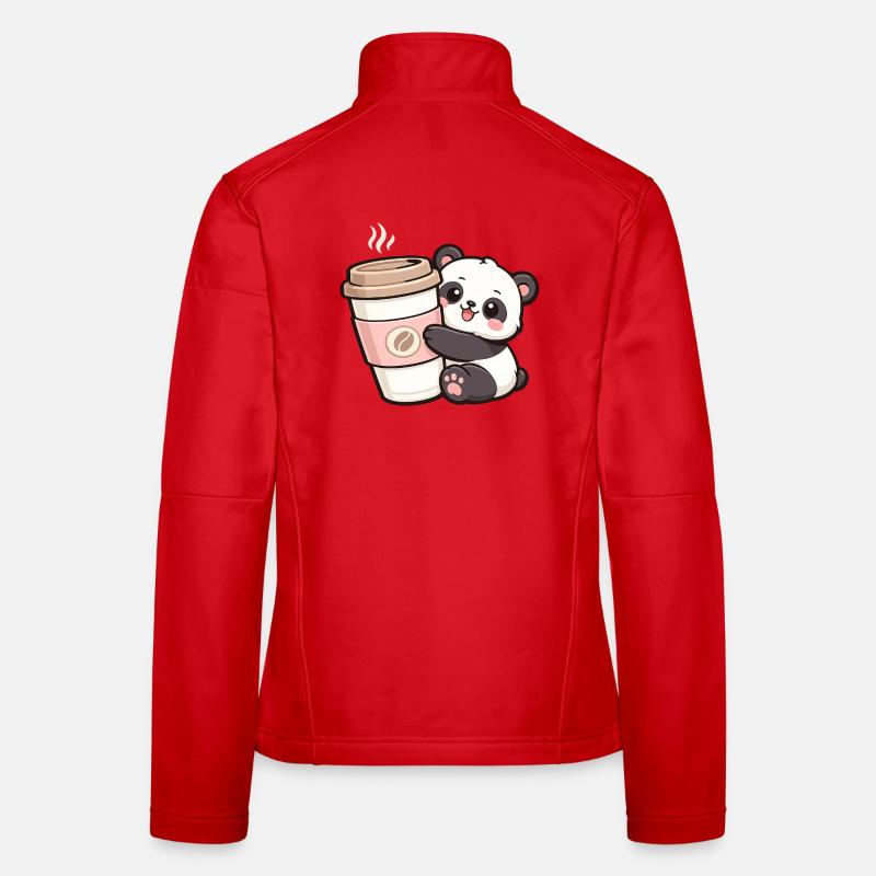 KaffeePanda Cuddly Hero Women's Softshell Jacket