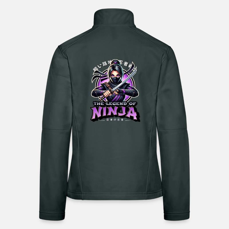 Ninja Legend: Shadow Blade Women's Softshell Jacket