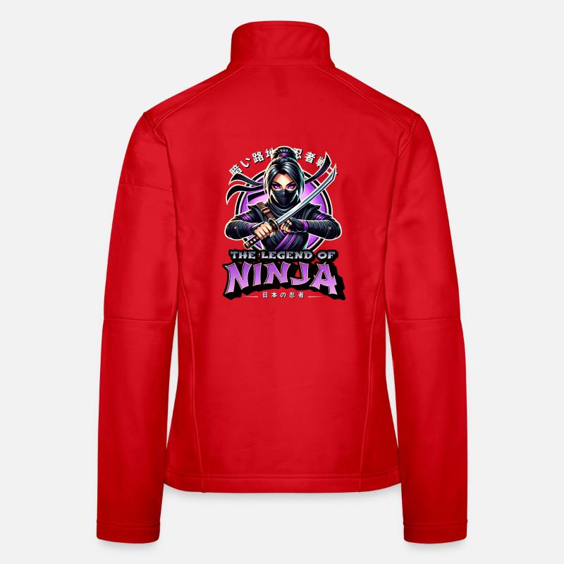 Ninja-Legende: Schattenklinge Frauen Softshelljacke