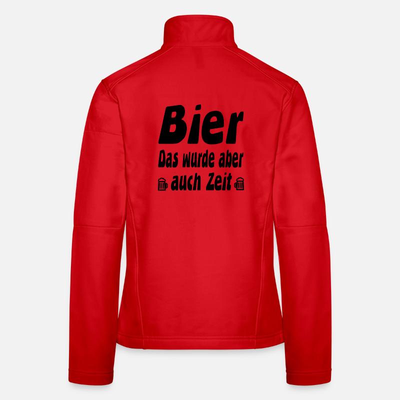 Bier Frauen Softshelljacke