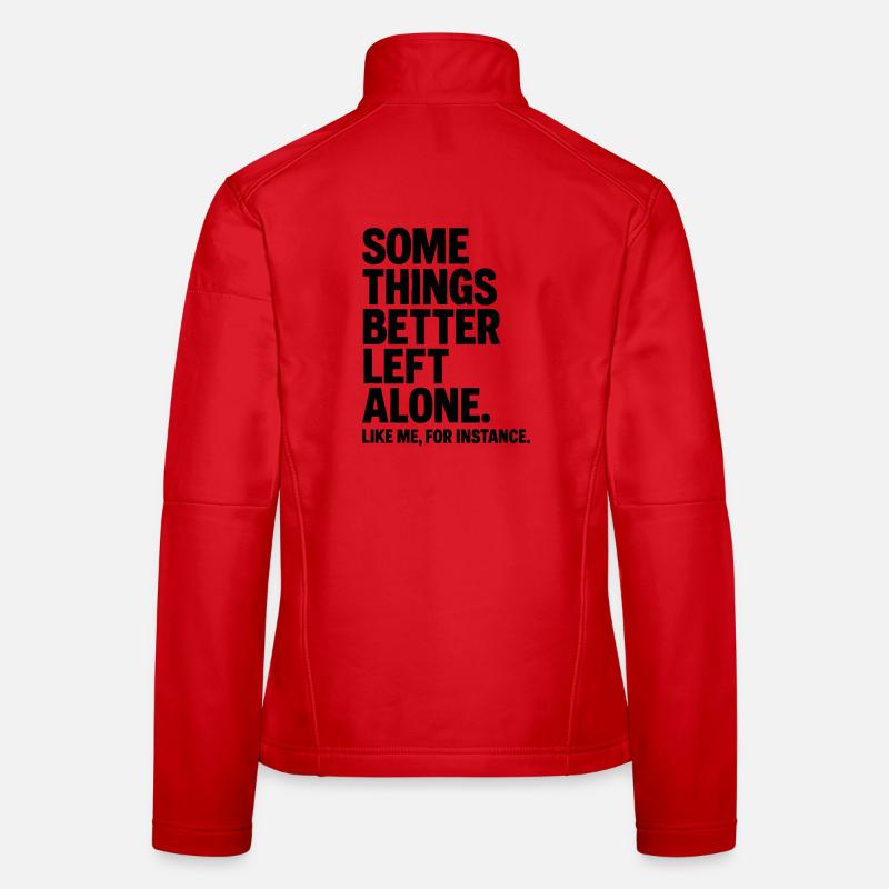 Funny Saying Introverted Nerds Gift Idea Women's Softshell Jacket