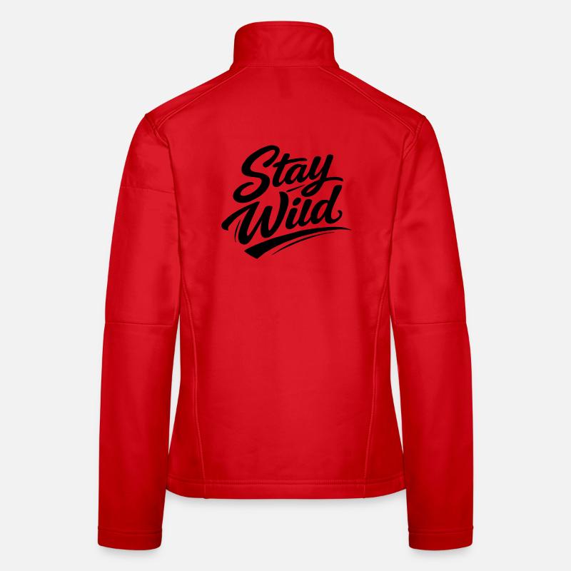 Bleib wild  Frauen Softshelljacke