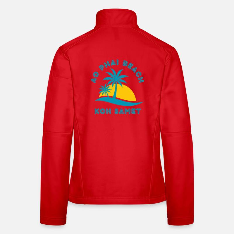 Koh Samet Ao Phai Beach Sunset Women's Softshell Jacket