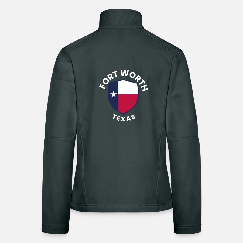 Fort Worth Texas Shield Pride Women's Softshell Jacket