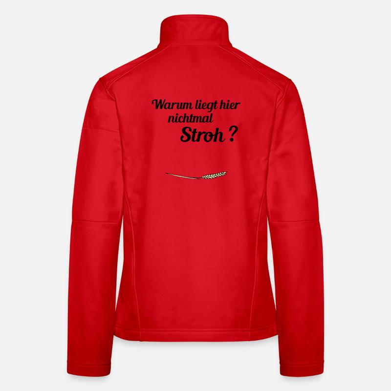 no straw Women's Softshell Jacket