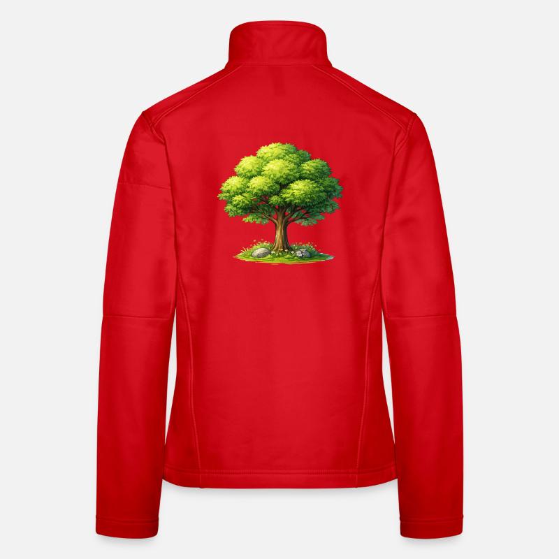 Tree in the sunlight Women's Softshell Jacket