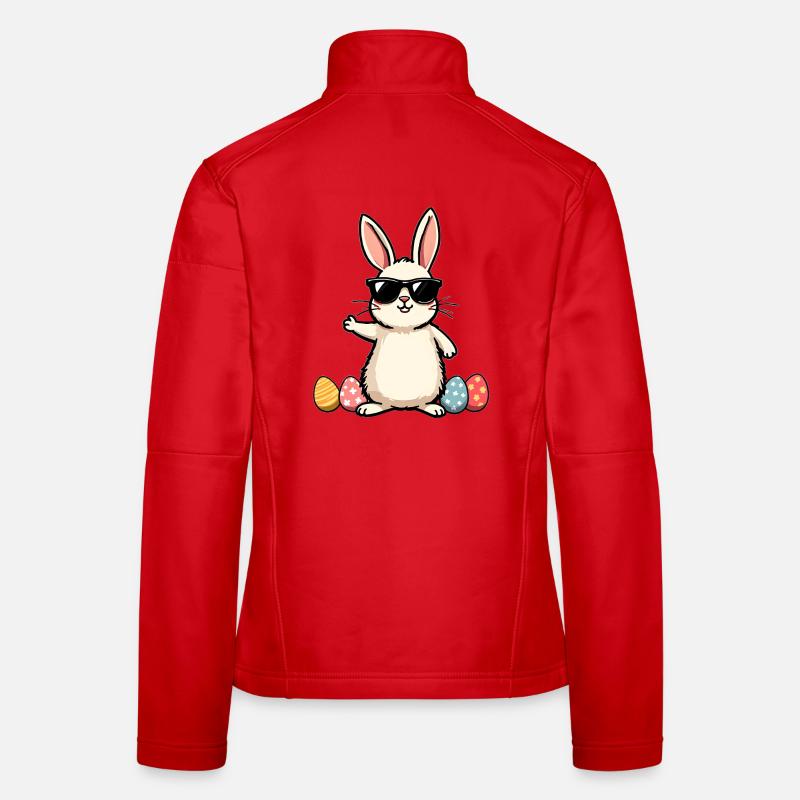 Funny Easter Bunny Women's Softshell Jacket