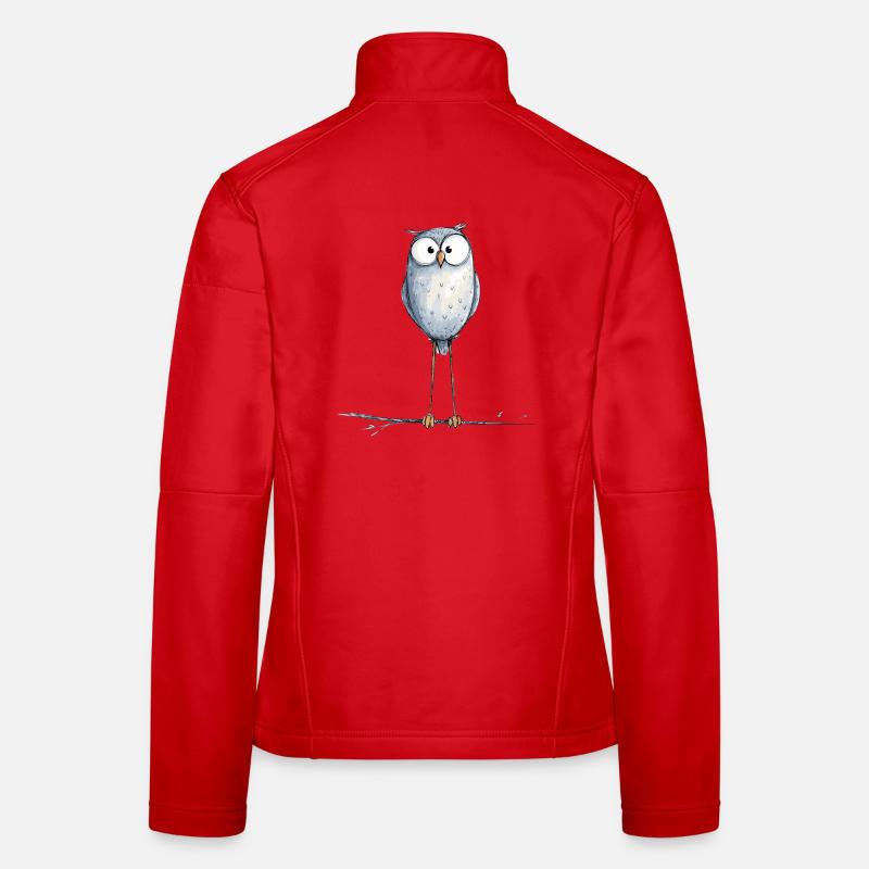niedliche Eule Frauen Softshelljacke