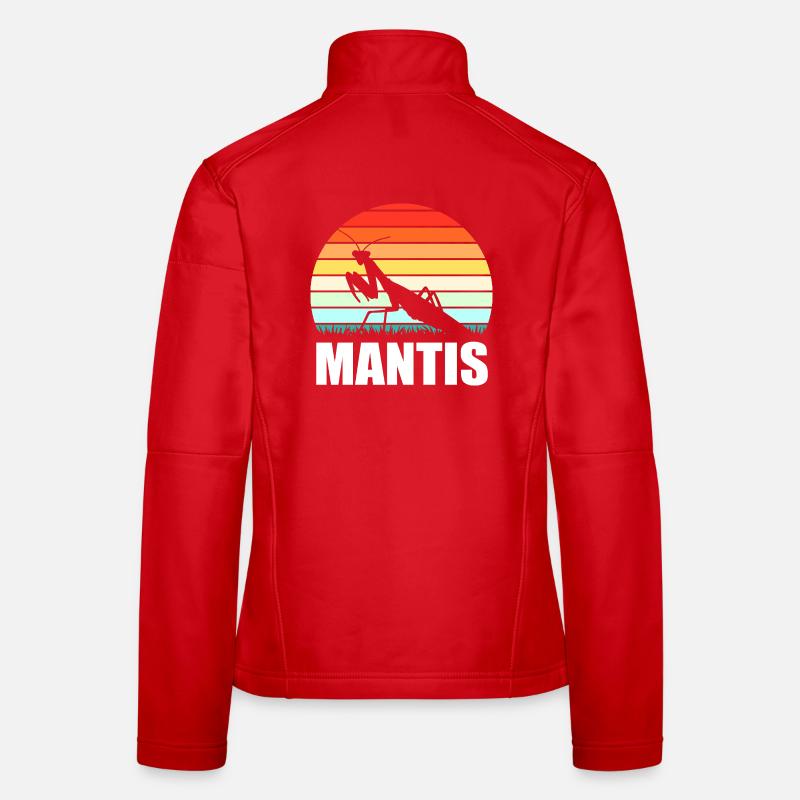 Mantis Gottesanbeter Gottesanbeterin Frauen Softshelljacke