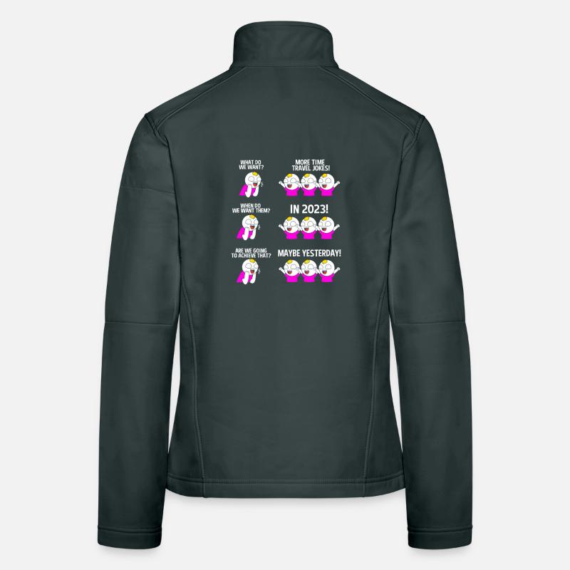 Zeitreise Frauen Softshelljacke