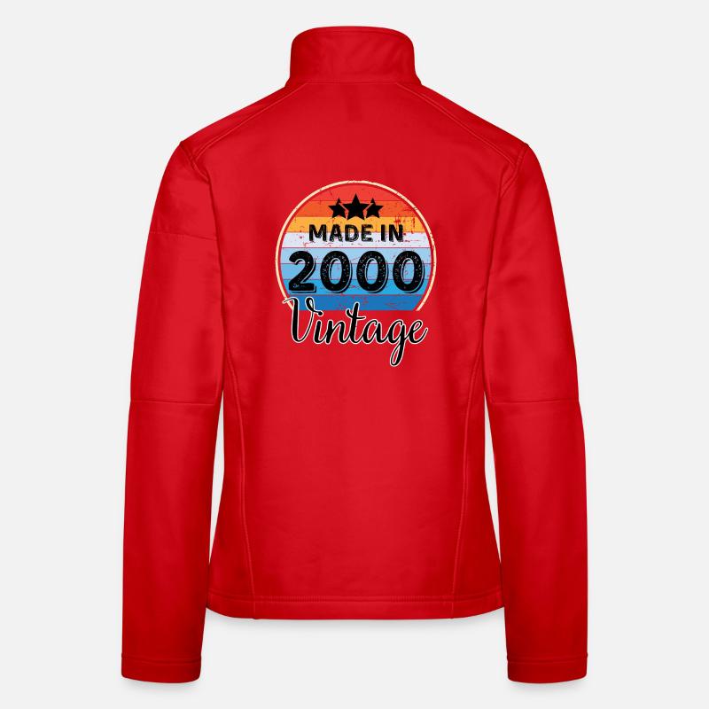 Made in 2000 Vintage Anniversary Women's Softshell Jacket