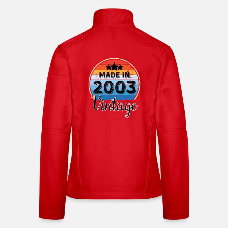 Made in 2003 Vintage Anniversary Women's Softshell Jacket