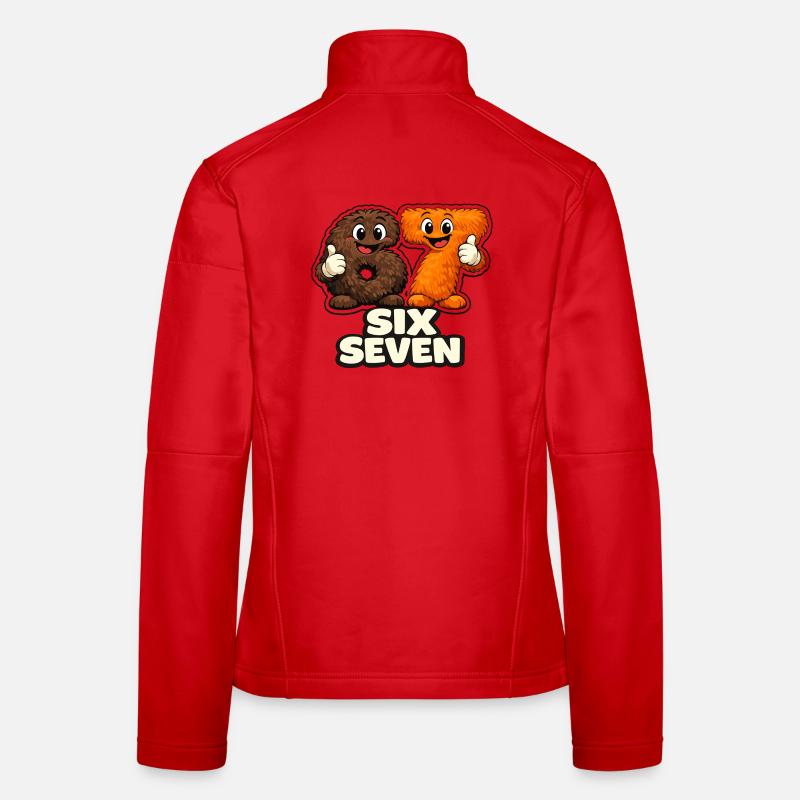 67 Six Seven Meme Monkey Viral Trend Women's Softshell Jacket