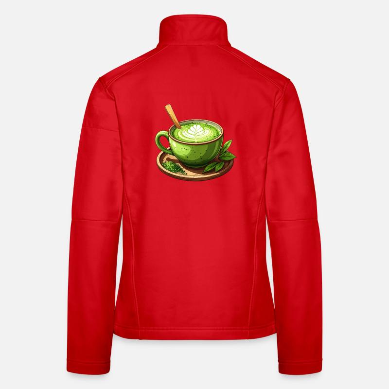 Matcha Tee Frauen Softshelljacke