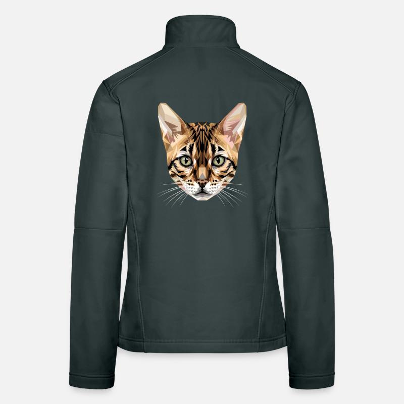 Bengal Katze Leopard Cat Leopardette Bengal Katzen Frauen Softshelljacke