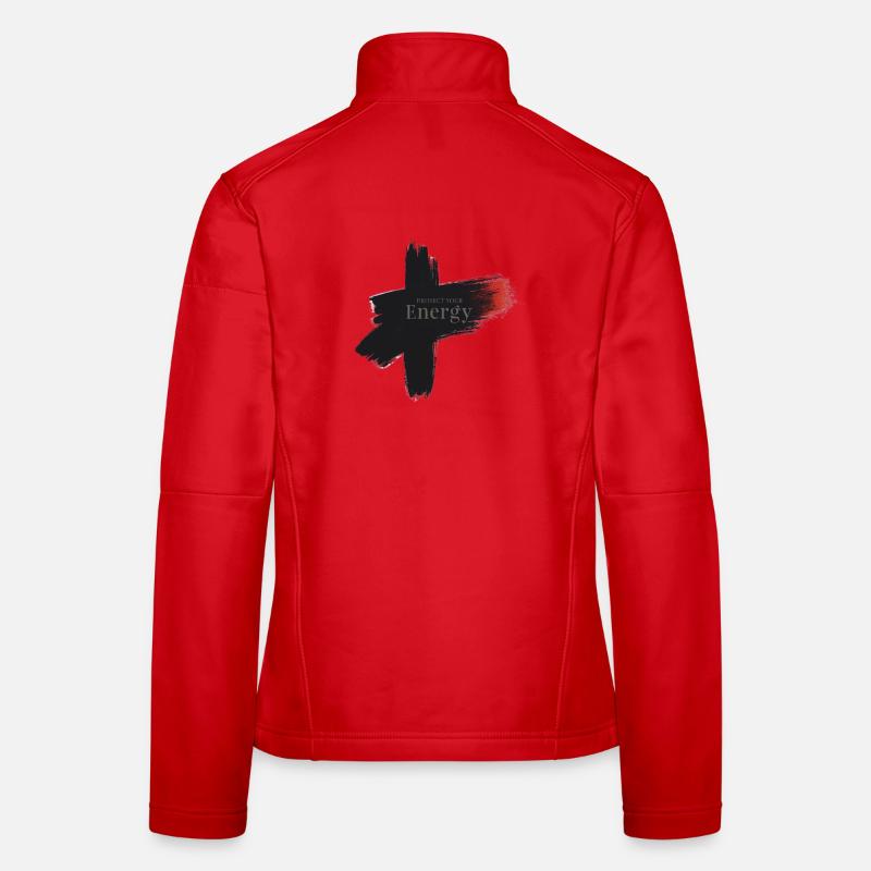 Protect Your Energy - Mindfulness Design Women's Softshell Jacket