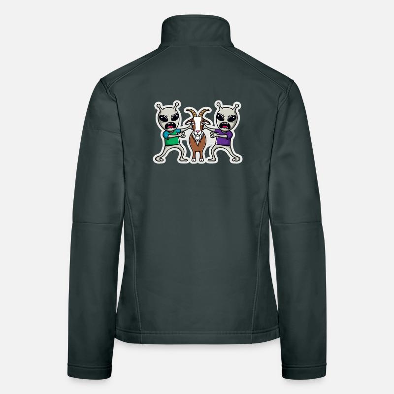 Alien Pickup: Goat Women's Softshell Jacket