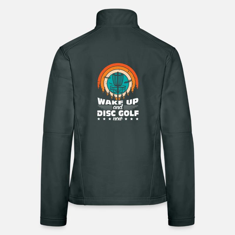 Cadeaux de disc golf Disc Golf Veste en tissu softshell Femme