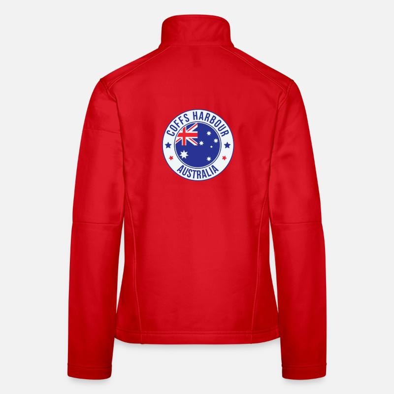 Coffs Harbour Australien-Abzeichen Frauen Softshelljacke