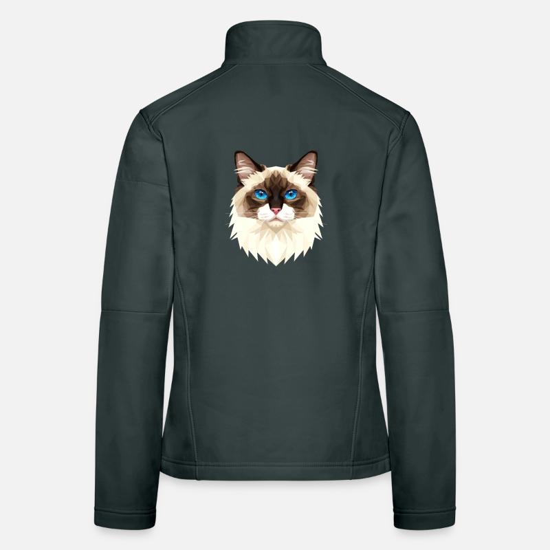 Chat Birman Chat Birman Sacré Chat Birman Mignons Chats Birman Veste en tissu softshell Femme