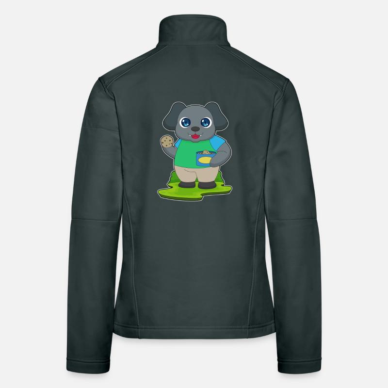 Hund Cookie Frauen Softshelljacke