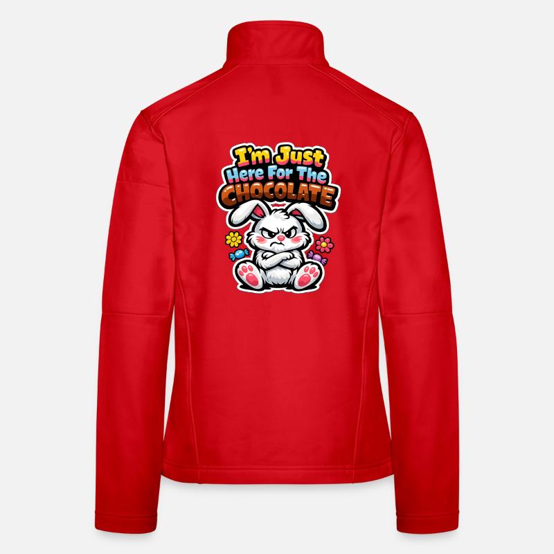 Bunny Bunny Spring Summer Easter Garden Women's Softshell Jacket