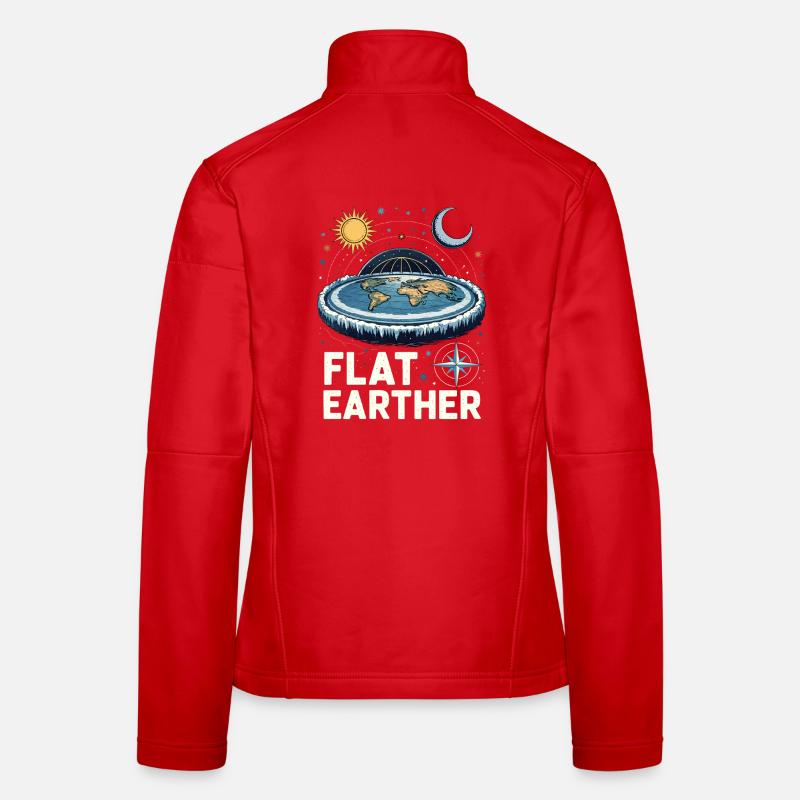 Partisans de la Terre plate Veste en tissu softshell Femme