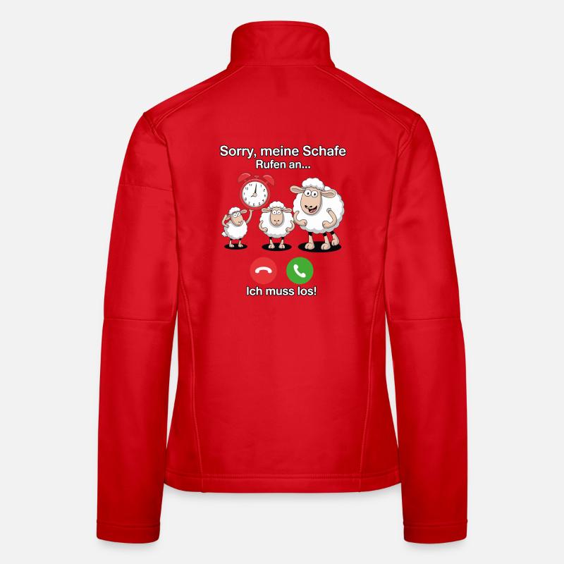 Sorry, my sheep are calling Women's Softshell Jacket