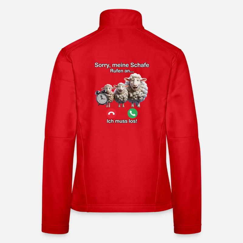 Sorry, my sheep are calling Women's Softshell Jacket