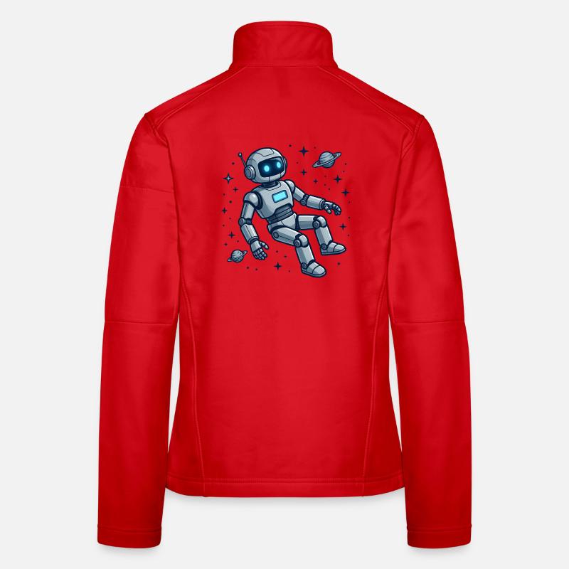 4 Le Robot dans l'espace Veste en tissu softshell Femme